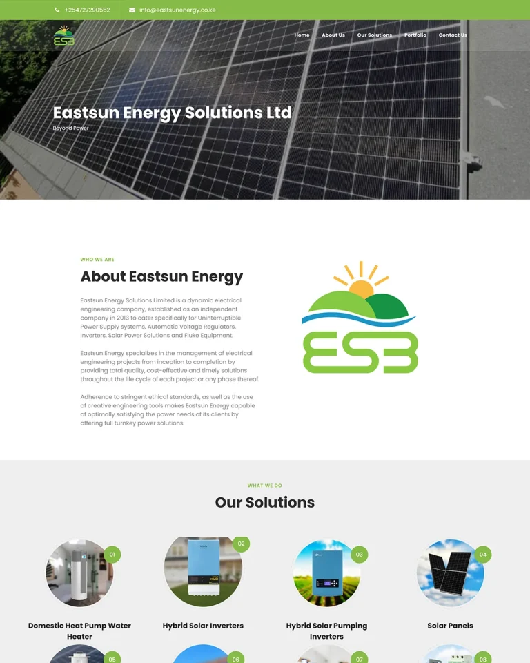Eastsun Energy Website
