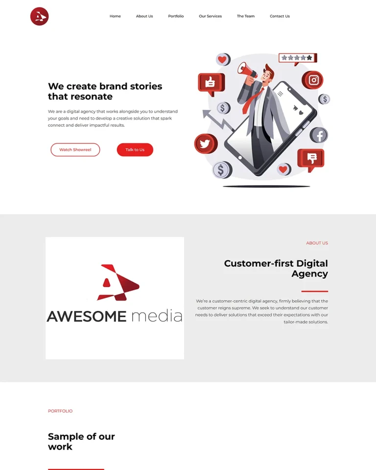 Awesome Media Website