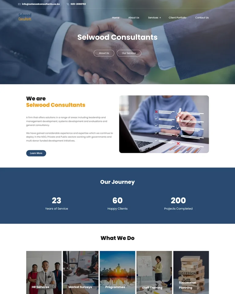 Selwood Consultants Website