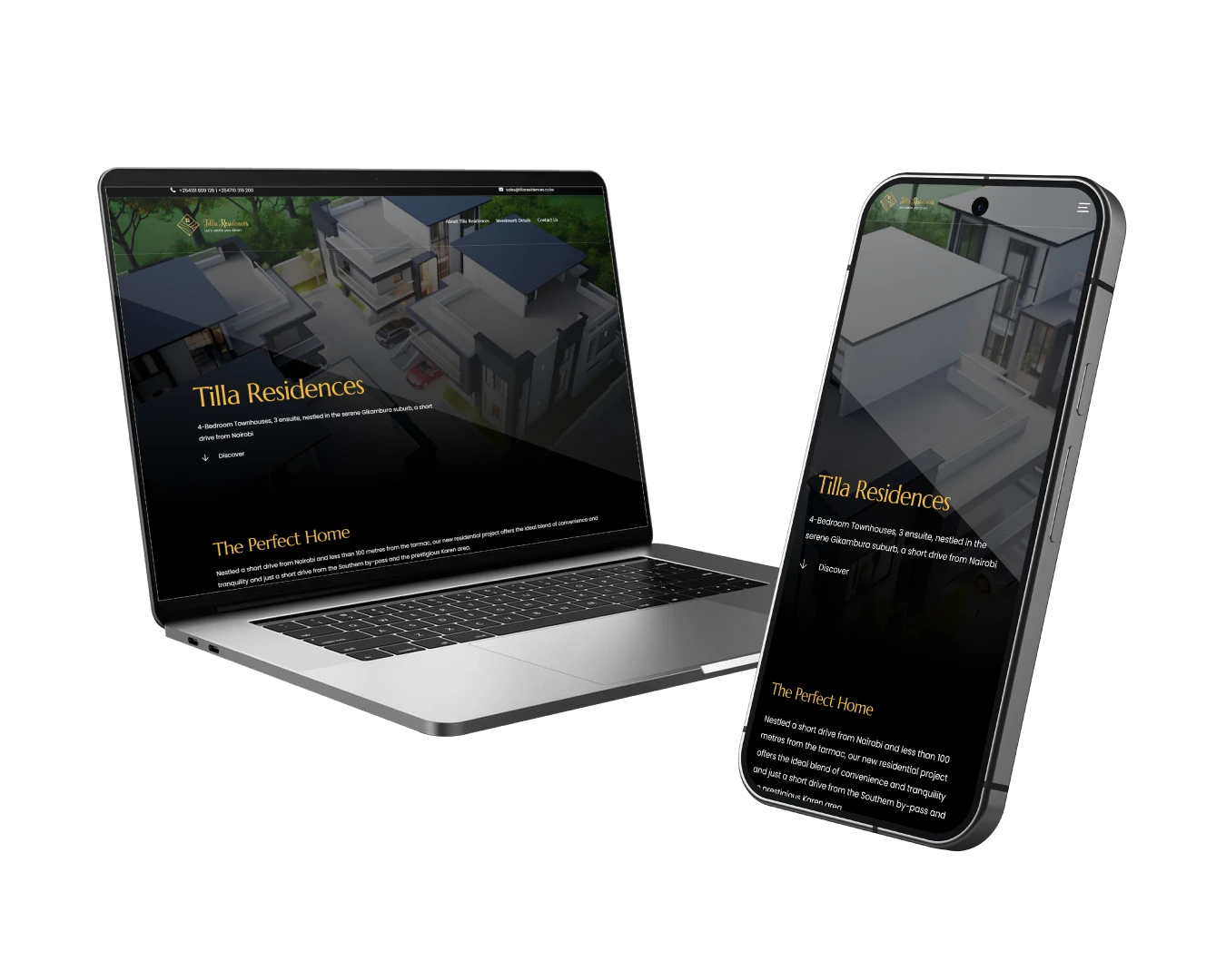 Tilla Residences Website