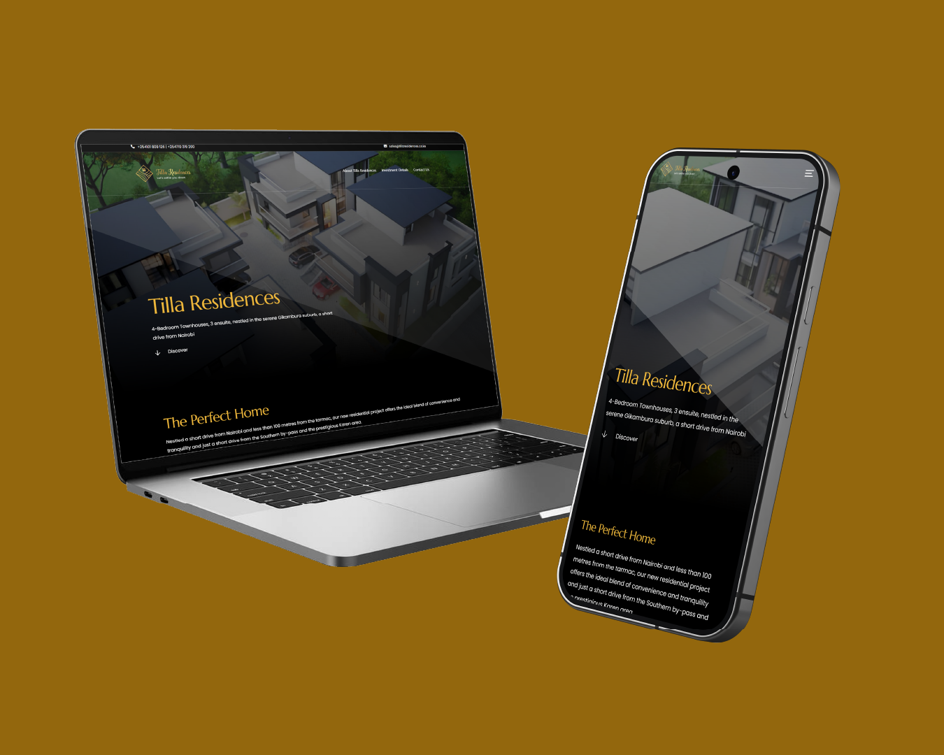 Tilla Residences Website