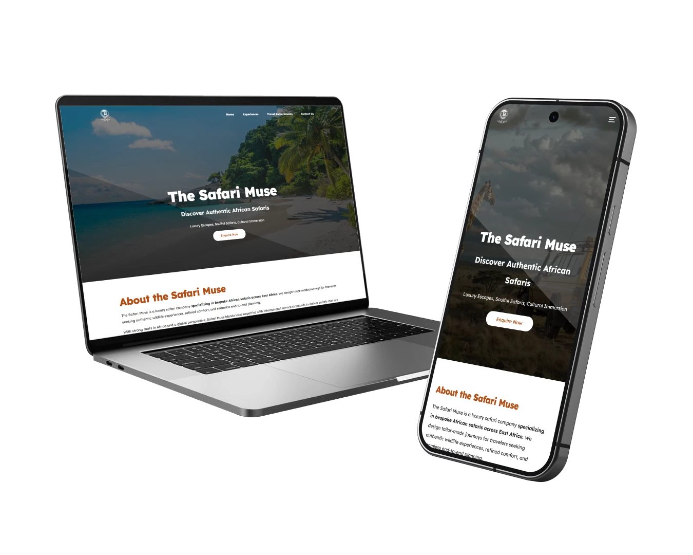 The Safari Muse Website