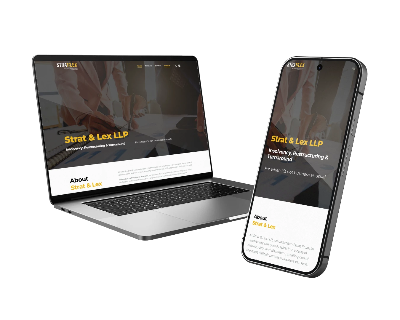 Strat & Lex LLP Website